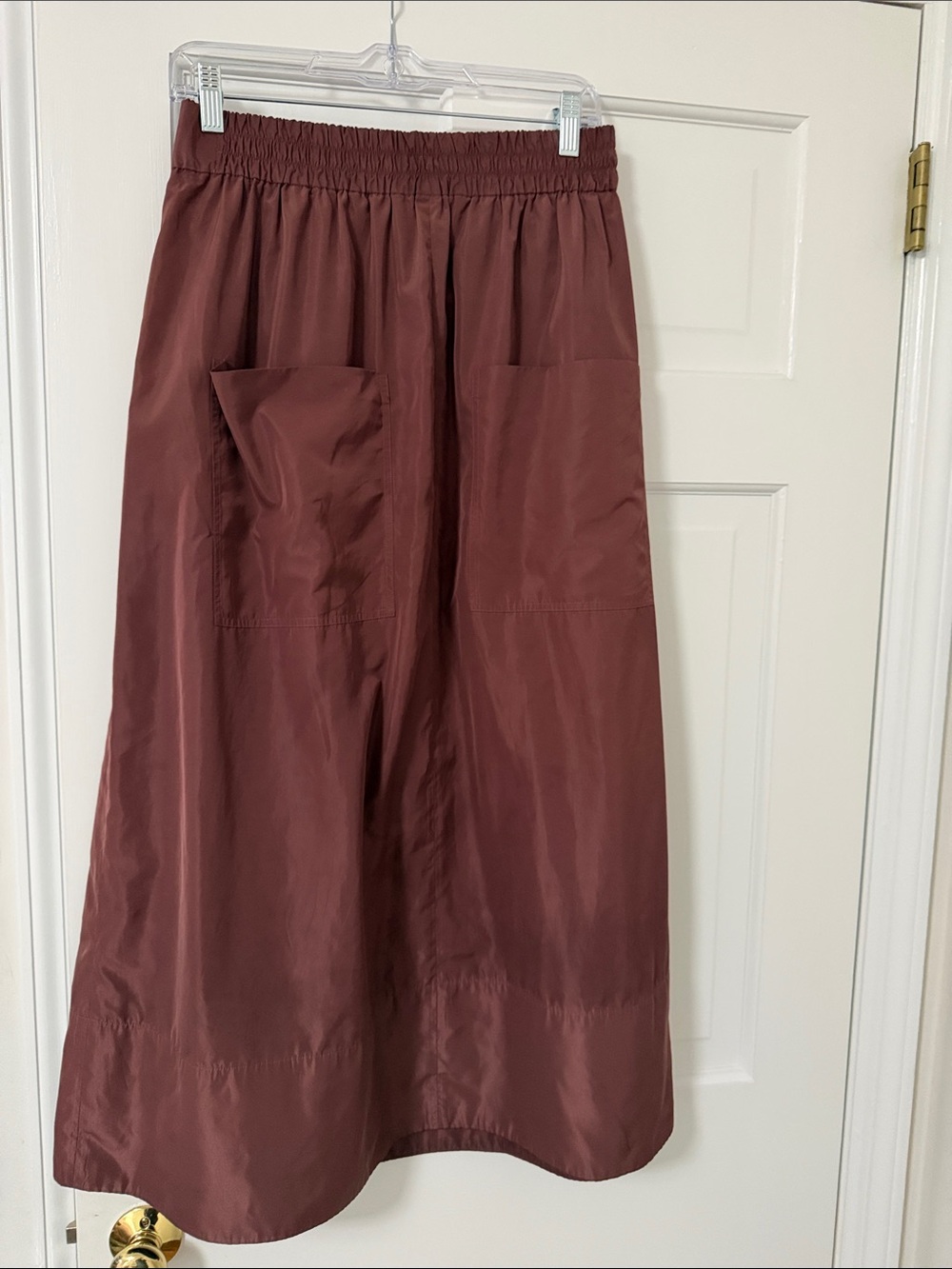 Tibi Italian Sporty Nylon Zip Skirt. Size M. - Picture 4 of 7